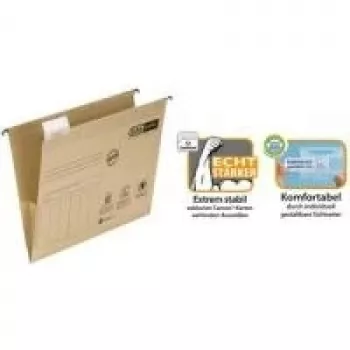 ELBA vertic ULTIMATE A4 hängmapp stängd sida grön (25-pack) 85443