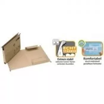 ELBA ULTIMATE A4 hängmapp med sidoklaffar, chamois, 25-pack 85449