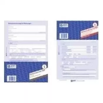AVERY Zweckform standard hyresavtal, 4-sidiga A4-formulär, 5-pack (2849)