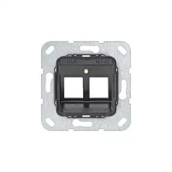 GIRA bärring 560200 Modular Jack 2 2-fack monteringsram