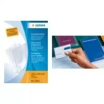 HERMA 5013 kortfickor för kreditkort, 58 x 87 mm, polypropen, transparent, 25-pack