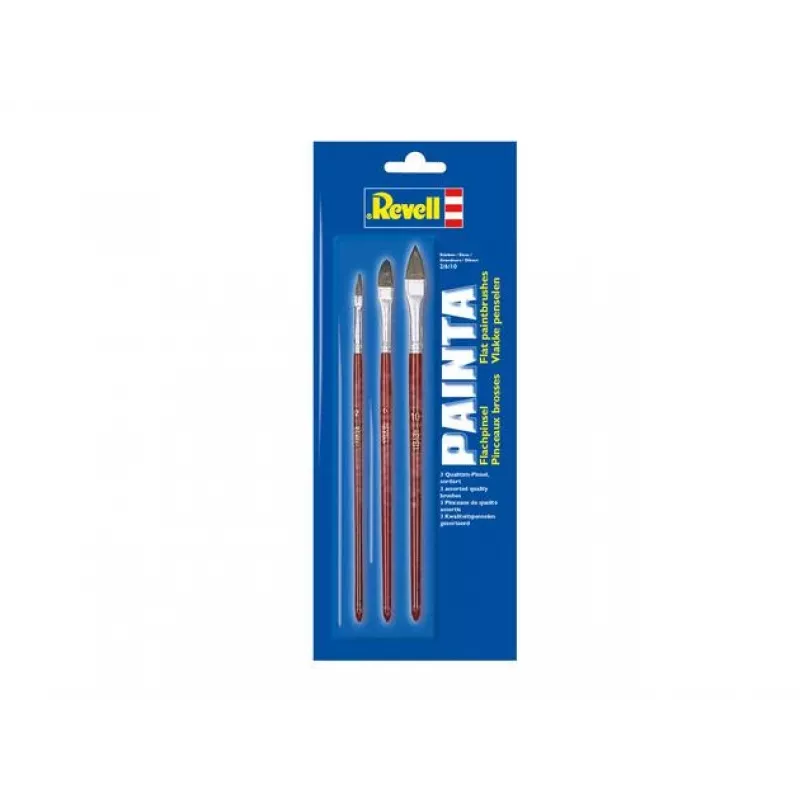Revell flatpenselset 3-delar (29610)