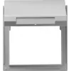 GIRA 065465 barnsäkring för eluttag, aluminium, 5 st