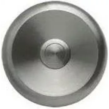 Grothe ETA S 100 rund ringklockeknapp i rostfritt stål, 80 mm, infälld, NO-kontakt 55540