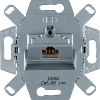 Hager G3139 RJ45 Cat.6 skärmad datadosinsats för bröstningskanal