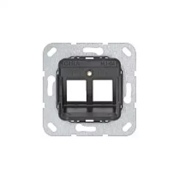 Gira stödring 560400 för Modular Jack 4, 2-fack, antracit