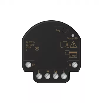 JUNG HOME rullgardinsaktor 1-kanal mini med 2 binäringångar, Bluetooth Mesh BTJ1B2U