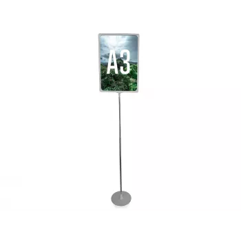 LMG PLSTA3-SI posterställ Exclusive A3 silver