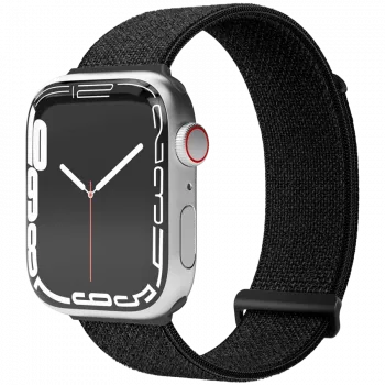 VONMÄHLEN Fitness Loop 2 sportarmband för Apple Watch 44 mm, 45 mm, 46 mm, 49 mm - svart