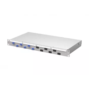 METZ CONNECT VIK 6xLC-Duplex OS2 singlemode fibermodul, 12 fibrer, PC-polering, ljusgrå 1504507406-F