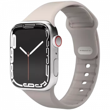 VONMÄHLEN Classic Band 2 för Apple Watch 44mm, 45mm, 49mm, en storlek, kräm