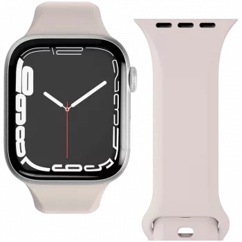 VONMÄHLEN Classic Band 2 för Apple Watch 44mm, 45mm, 49mm, en storlek, kräm