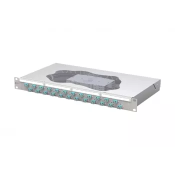 METZ CONNECT skarv-patchpanel 24xLC-Duplex OM3 1U 19 inch 1504557724-E