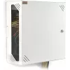 IT-BUDGET 19 inch väggmonterat nätverksskåp - platssparande vertikal 19 inch installation - 3U+2U - vit (90ITBV19WS3W)