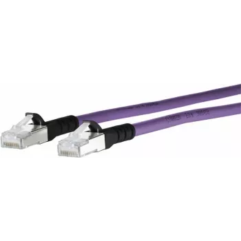 METZ CONNECT 1308451009-E Cat6a S/FTP nätverkskabel, 1 m, violett