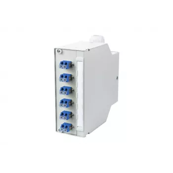 METZ OpDAT REGpro skarvmodul 6xLC-duplex OS2 renvit RAL 9010 15024A97406-E