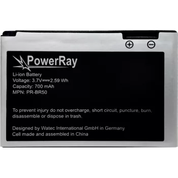 PowerRay PR-616-0728 ersättningsbatteri för iPhone 5S, 1560 mAh, Li-Po, bulk