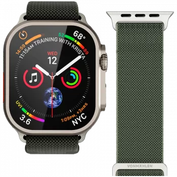 VONMÄHLEN Classic Nylon Loop 44, 45, 46, 49mm enhetsstorlek, oliv