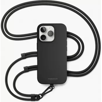 VONMAEHLEN Infinity Go universell mobilkedja svart – justerbar upp till 150 cm