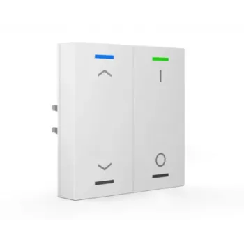 MDT BE-TAL55T2.C1 KNX tryckknapp Light 55 2-fas RGB-W temperatursensor ren vit glansig