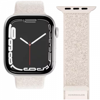 VONMÄHLEN Fitness Loop 2 armband för Apple Watch 40/41/42 mm, kräm