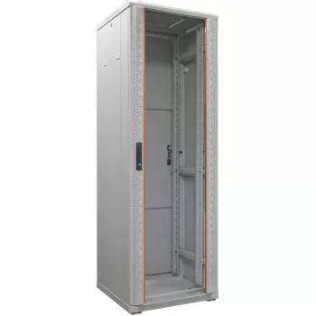 IT-BUDGET 19 inch serverskåp SRK - 42 HE - BxT 600x1000 mm - glas-/heldörr - monterat - ljusgrå (99ITB19SRK42610GGNM)