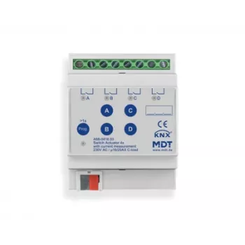 MDT belysningsaktor 4-fack, 4TE DIN-skena, 16/20 A, 230 V AMI-0416.03
