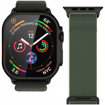 VONMÄHLEN Classic Nylon Loop 40, 41, 42 mm One Size, Olive Black