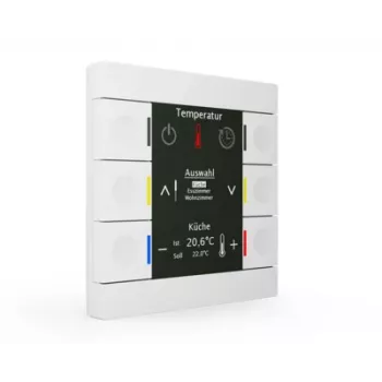 MDT BE-BZS86.01 Smart Control Center 86 mm plast ren vit glansig