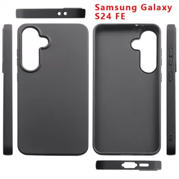 MRDISC Samsung Galaxy S24 FE baksidesfodral svart TPU MG-BCSGAS24FESW