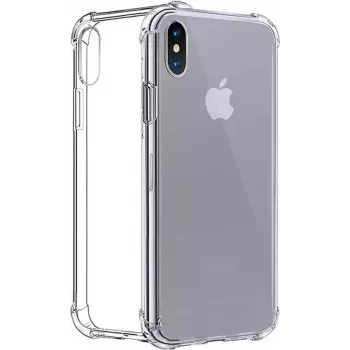 CYOO Four Corners silikonfodral för Apple iPhone XS Max - transparent