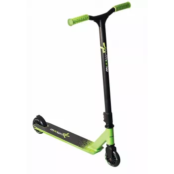 MUUWMI AU 399 stuntsparkcykel 100 mm svart/grön