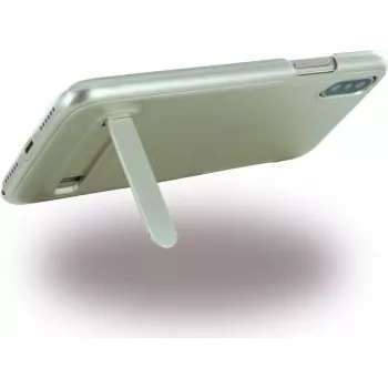 CYOO Brushed Stand – Hardcover – Apple iPhone X – guld