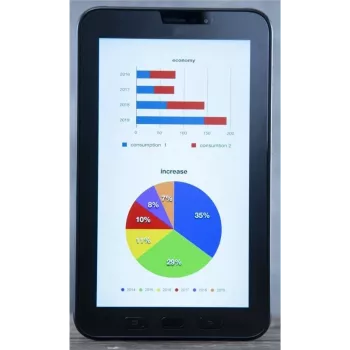 KAPSOLO skärmskyddsfilm för Samsung Galaxy Tab A 10.1 (2019) - 9H härdat glas, Anti-Glare, matt, reptålig KAP13385