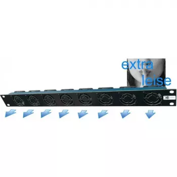 Liebernetz 19-SILENT fläktenhet - horisontellt utlopp - 50 m³/h luftflöde - 1U - 12V DC - supertyst 15 dB - svart (90LN19LUE1HE8BRS)