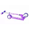 MUUWMI KiddyScooter Racing 3-hjulig sparkcykel för barn, rosa