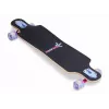 MUUWMI AU 560 Longboard Compact Cruiser skateboard, ABEC 7 kullager, LED-ljul, 7-lagers kanadensisk lönn