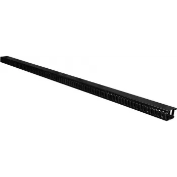 IT-BUDGET kabelkanal - vertikal eller horisontell montering - H 37,5 x B 50 mm - inkl. monteringsmaterial - svart - 1 meter (90ITBKKV100S)