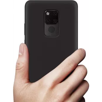 CYOO Premium Liquid Silikon fodral för Huawei Mate 20 Pro - svart