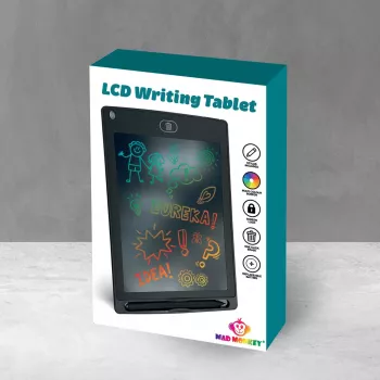 Mad Monkey flerfärgad 8,5 inch LCD-teckentavla med penna 2000102