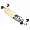 MUUWMI AU 559 longboard skateboard, 8-lagers lönndäck, ABEC 7 kullager, 70 mm hjul, trä