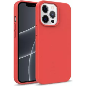 CYOO BioCase iPhone 13 mini biologiskt nedbrytbart stötsäkert skal rött CY122533