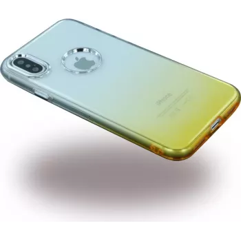 CYOO Ruber mjukt silikonskal för Apple iPhone X – guld