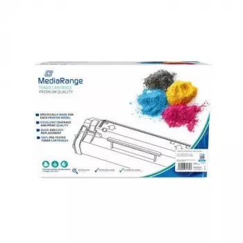 MediaRange MRHPTCE401A cyan tonerpatron, kompatibel, 6000 sidor, för HP LaserJet Enterprise 500 M551/M570/M575