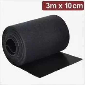 Quadrios 24CA312 kardborrebandsrulle 3 m x 10 cm svart
