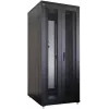IT-BUDGET 19 inch serverrack SRK - 42U - 800x1000 mm - perforerade dubbla dörrar fram och bak - kabelkanaler - monterad - svart 99ITB19SRK42810DTSNM