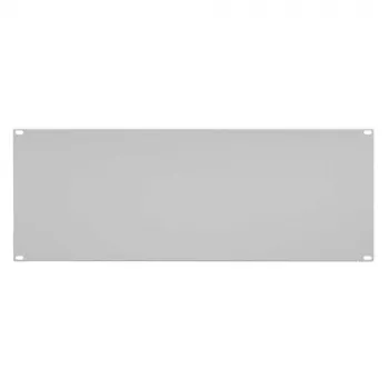 IT-BUDGET 19 inch rackblindplåt 4U ljusgrå metall 90ITBBP4HEG