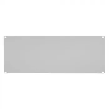 IT-BUDGET 19 inch rackblindplåt 4U ljusgrå metall 90ITBBP4HEG