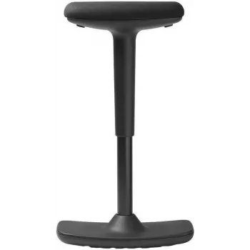 TRENDOFFICE BY DAUPHIN to-swift snurrpall svart (tygsits, polerad aluminiumstativ, 420-550 mm höjdjustering) 9299KGSFWKGSS73GSR10UGS165033