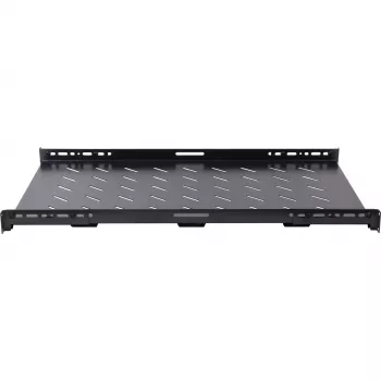 Rockstable RS19-SFH79 1U 19 inch kraftig fast hylla, SPCC-stål, svart, 60 kg lastkapacitet